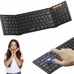 Składana klawiatura układ azerty ProtoArc XK01 przenośna Bluetooth czarna