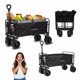 Składany wózek turystyczny z uchwytem w kształcie litery D rozmiar XXL