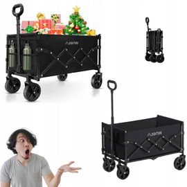 Duży składany wózek turystyczny z uchwytem w kształcie litery D r. XL