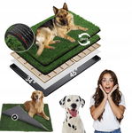 MEEXPAWS Kuweta dla Psa XL 114×86cm Trawa Antygryz Trening Domowy