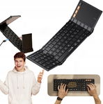 ProtoArc XK01 TP składana klawiatura Bluetooth QWERTZ z touchpadem czarna