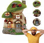 Domek wróżek LED 19,5 cm ozdoba ogrodowa na baterie TERESA'S COLLECTIONS