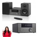 Lonpoo zestaw stereo Soundbox 100 W głośniki z odtwarzaczem CD Bluetooth