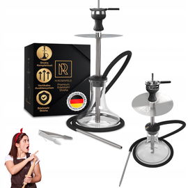 M. ROSENFELD Zestaw fajki wodnej szisza ze stali nierdzewnej z akcesoriami