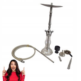 Szisza dilaw ze stali nierdzewnej i szkła fajka wodna towar niekompletny
