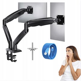 Uchwyt na ekran PC o przekątnej 15-35 cali nośność 12 kg HUANUO czarny