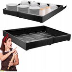 Organizer do szuflady kuchennej ICARE regulacja szerokości 32-52cm stalowa