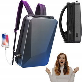 Plecak na laptopa 17" antykradzieżowy z ładowaniem USB BOPAI czarny