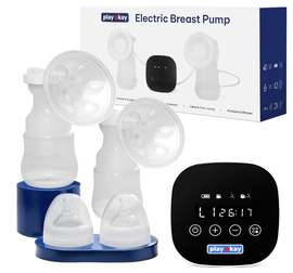 Elektryczny laktator o niskim poziomie hałasu Play Okay biały Bez BPA