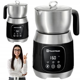 Spieniacz do mleka o zmiennej temperaturze 12w1 600 ml Maestri House