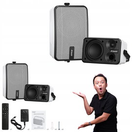 Inwa 2x Głośnik zewnętrzny wewnętrzny Bluetooth ścienny wodoszczelny IPX5