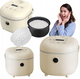 Kuchenka do ryżu z parowarem wielofunkcyjna elektryczna Bear 350W 6 funkcji