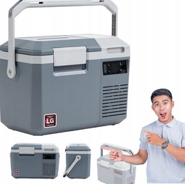 ALPICOOL LGMP8 LODÓWKA SAMOCHODOWA 7,2L -20°C 12/24V KEMPING, Z PASKIEM