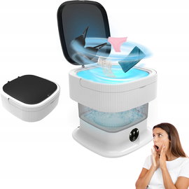 Mini pralka kempingowa 13l 2 kg 2 w 1 głębokie czyszczenie bielizny odzieży