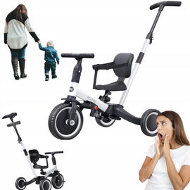 Newyoo Rower 5 w 1 rośnie razem z dzieckiem biegowy trójkołowy z pchaczem