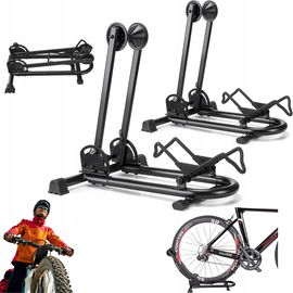 Składany stojak na rowery wiele zastosowań koloru czarnego metalowe CXWXC