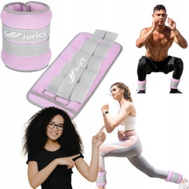 Obciążniki na kostki i nadgarstki 2x4 kg para do ćwiczeń fitness biegania
