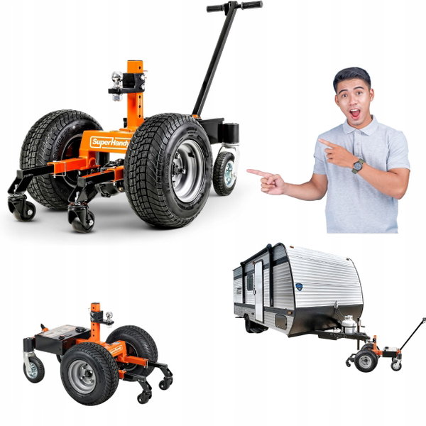 Wózek Elektryczny do przyczep SuperHandy 3401 kg 800 W Solidny i Wytrzymały