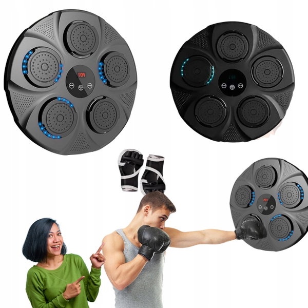 Maszyna do boksu z muzyką LED Bluetooth elektroniczny trener refleksu