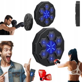 Maszyna do boksu muzycznego MAGIC SELECT LED Bluetooth zestaw z rękawicami
