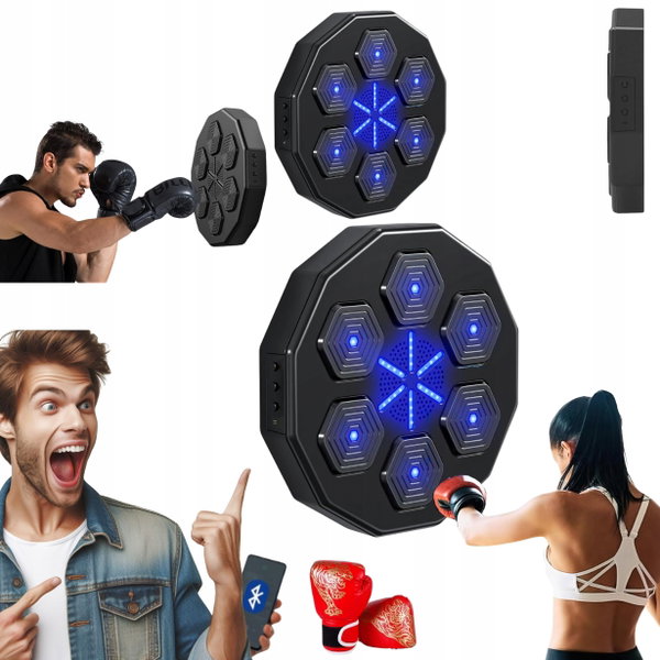 Maszyna do boksu muzycznego MAGIC SELECT LED Bluetooth zestaw z rękawicami