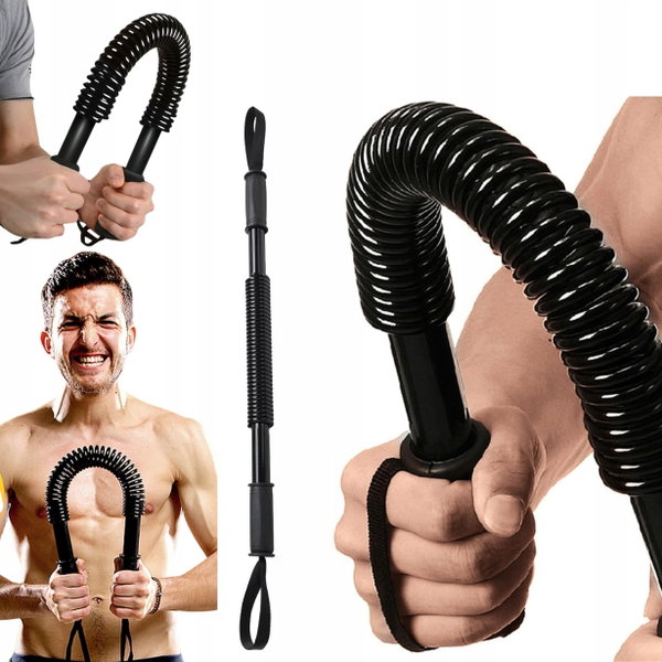 Ekspander sprężynowy Power Twister 40 kg regulowany do treningu ramion