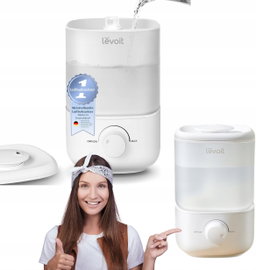 Nawilżacz powietrza Levoit 2,5 litra Top-Fill cicha praca 23 dB do sypialni