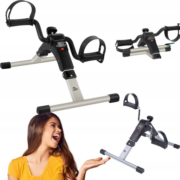 Mini rower treningowy Uten z ekranem LCD regulowany do rąk i nóg fitness