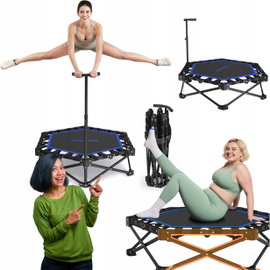 Trampolina fitness do ćwiczeń składana HXD-ERGO 106 cm regulowany uchwyt