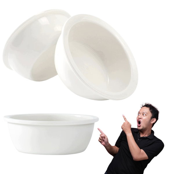 Zapasowe Miski Ceramiczne dla Kota 14cm 360ml 2 szt. Białe GUUSII HOME