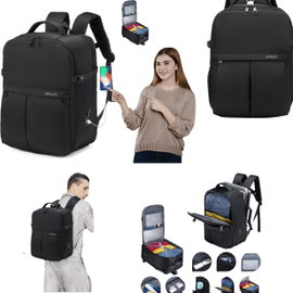 Plecak Podróżny SPAHER 40x30x20 Bagaż Podręczny Wejście USB Funkcjonalny