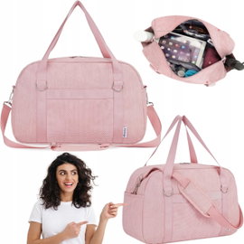 Torba kabinowa EasyJet 25 litrów 44x30x19 cm pod siedzenie sportowa różowa