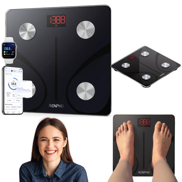 Waga łazienkowa elektryczna Renpho Bluetooth BMI 13 parametrów czarna