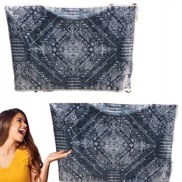 Dywan vintage do salonu 200 × 290 cm CHOSHOME miękka powierzchnia duży