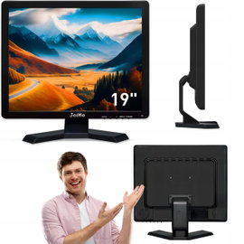 Monitor bezpieczeństwa 19 cali CCTV 4:3 HDMI USB profesjonalny wyświetlacz