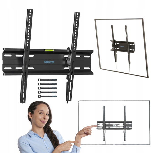 Uchwyt ścienny do telewizora BONTEC 23-60 Cali Ultra Slim VESA 400x400