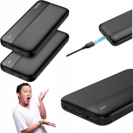 Powerbank 10000 mAh GREPRO zestaw 2 sztuk kompaktowych baterii 2 porty