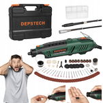 Depstech DM-200A zestaw narzędzi obrotowych, 6 zmiennych prędkości 180 W