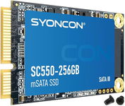 Wewnętrzny dysk półprzewodnikowy SC550 mSATA SSD 256GB TLC 3D 6Gb/s SYONCON