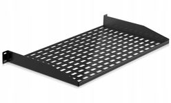 Stała półka do szaf rack 25,4 cm x 48,6 cm x 4,3 cm Pyle PLRSTN14U - czarna