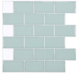 Panel na ścianę 10 szt. Naklejki na kafelki 30 * 30cm 3d Art3d