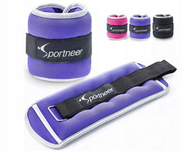 Obciązenia na nogi mankiety obciążające 2 szt. 1,3 kg Sportneer