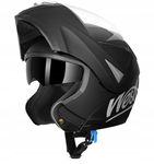 Kask motocyklowy z klapą, integralny Westt W-103A - czarny r.M