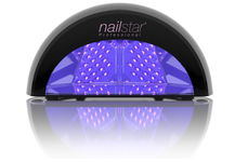 Lampa LED do suszenia paznokci, NailStar, 4 timery, czarny