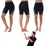 Spodnie neoprenowe dla kobiet 2mm krótkie 3XL ochrona UV czarne Owntop