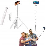 Designerski Selfie Stick + Statyw do telefonu w jednym marki Atumtek -130cm