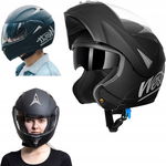 Kask motocyklowy pełna ochrona unisex r. M 57-58 cm czarny WESTT Torque