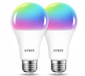 Inteligentne żarówki WiFi LED, 12 W, RGB A70 2 szt