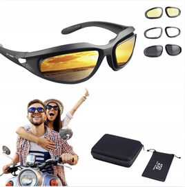 Spolaryzowane okulary przeciwsłoneczne do sportów EXP VISION UV400 czarne