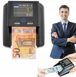 Automatyczny wykrywacz fałszywych banknotów 7 kontroli ZENACASA czarny